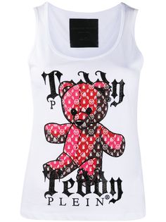 Philipp Plein топ Teddy Bear с принтом