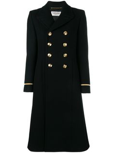 Saint Laurent пальто в стиле милитари