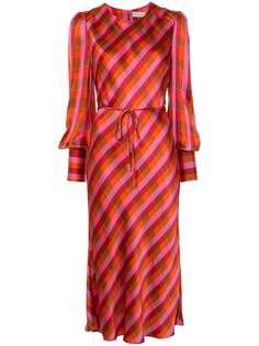 Rebecca Vallance платье миди с длинными рукавами