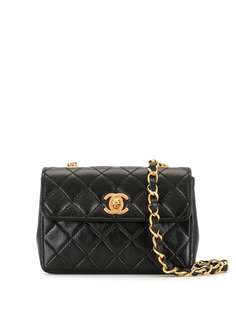 Chanel Pre-Owned стеганая мини-сумка на плечо 1990-х годов