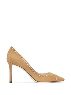 Jimmy Choo туфли-лодочки Romy 85 с кристаллами