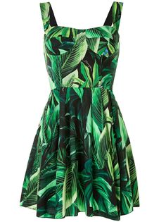 Dolce & Gabbana короткое платье с бюстье и узором