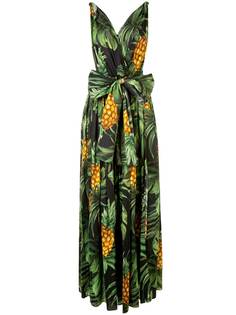 Dolce & Gabbana платье макси с принтом