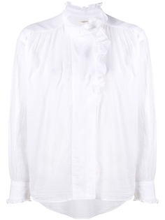 Isabel Marant Étoile блузка с оборками на воротнике