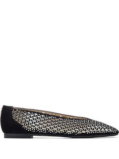 Jimmy Choo туфли Juelle с квадратным носком и заклепками