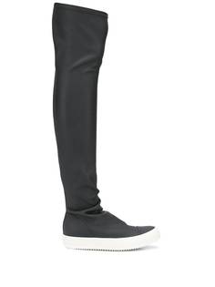 Rick Owens DRKSHDW ботфорты на контрастной подошве