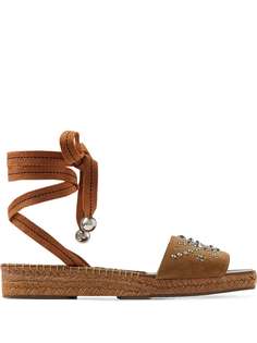 Jimmy Choo сандалии Aisha 30 на плетеной подошве