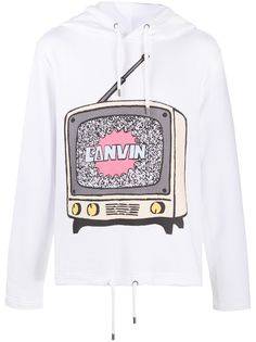 LANVIN худи с графичным принтом
