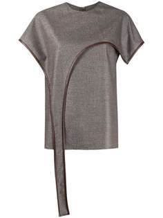 Stella McCartney топ Marlow с драпировкой