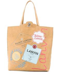 LANVIN сумка-тоут Grocery с графичным принтом