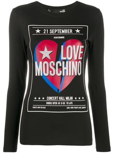 Love Moschino футболка с логотипом