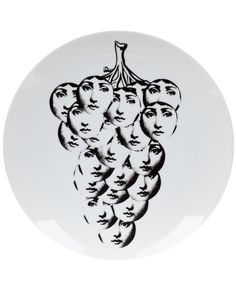 Fornasetti тарелка с принтом винограда