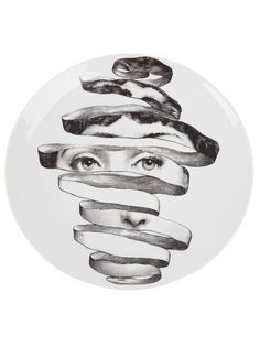 Fornasetti тарелка с принтом