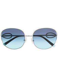 Tiffany & Co Eyewear солнцезащитные очки в массивной оправе