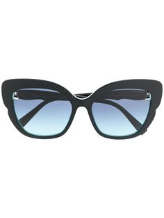 Tiffany & Co Eyewear солнцезащитные очки в массивной оправе