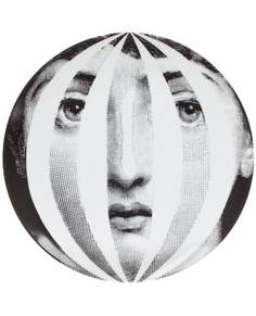 Fornasetti тарелка с принтом