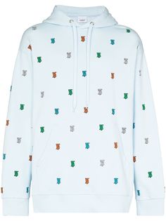 Burberry monogram-motif cotton hoodie
