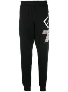 Ea7 Emporio Armani logo print sweat pants