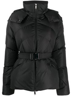 Moncler пуховик с поясом