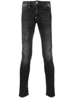 Philipp Plein джинсы кроя слим с декором Skull