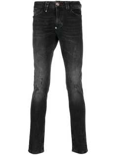 Philipp Plein джинсы кроя слим с декором Skull