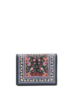 Etro кошелек с цветочным принтом