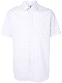 Kent & Curwen клетчатая рубашка с короткими рукавами