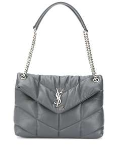 Saint Laurent сумка на плечо Loulou Puffer среднего размера