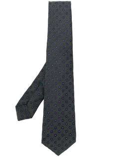 Kiton dot-jacquard tie