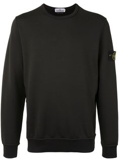 Stone Island толстовка с нашивкой-логотипом