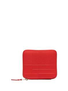 Comme Des Garçons Wallet red Intersection zip-around wallet