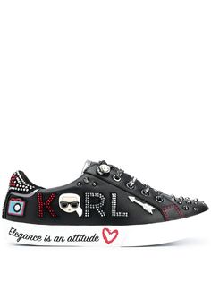 Karl Lagerfeld кроссовки с логотипом