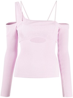 Jacquemus топ на одно плечо с вырезом