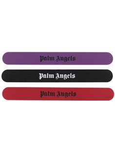 Palm Angels комплект из трех браслетов с логотипом