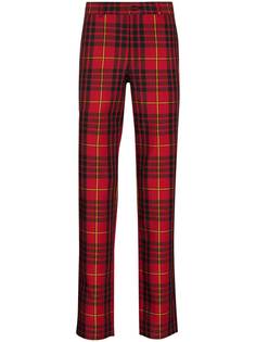Comme Des Garçons Homme Plus checked tartan skinny trousers