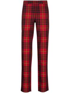 Comme Des Garçons Homme Plus checked tartan skinny trousers