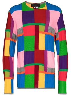 Comme Des Garçons Homme Plus colour block sweater
