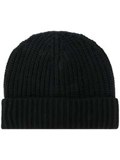 Iris Von Arnim cashmere rib knit beanie