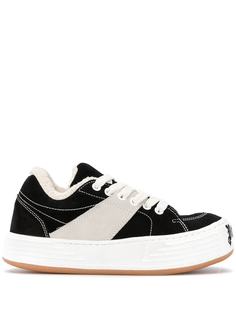Palm Angels SUEDE SNOW LOW TOP BLACK WHITE