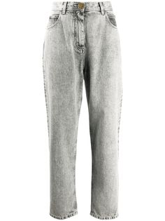 Balmain широкие джинсы с завышенной талией