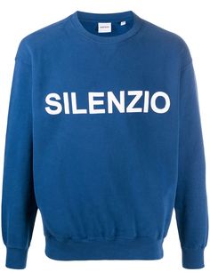 Aspesi slogan print sweatshirt