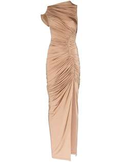 Mugler платье асимметричного кроя