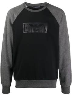Emporio Armani raglan-sleeves logo sweatshirt