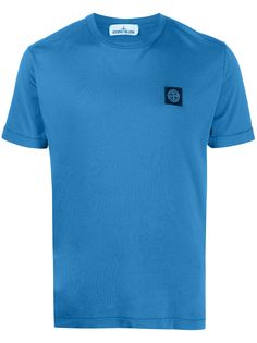 Stone Island футболка с нашивкой-логотипом