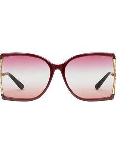 Gucci Eyewear массивные солнцезащитные очки с градиентными линзами