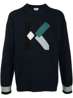 Kenzo джемпер с принтом