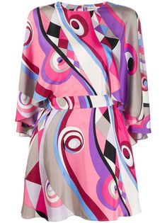 Emilio Pucci платье мини с абстрактным принтом