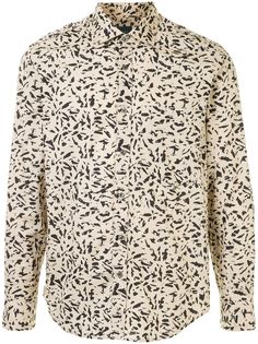 Kent & Curwen рубашка с абстрактным принтом
