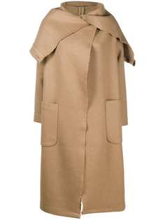 Société Anonyme пальто оверсайз с капюшоном