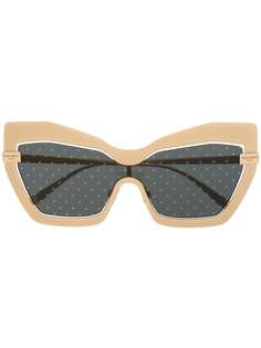 Dolce & Gabbana Eyewear солнцезащитные очки с узором в горох